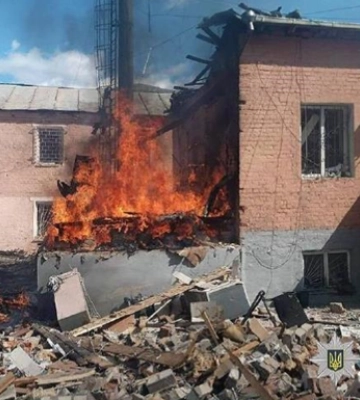 РФ ударила по Прилукам: есть пострадавший, в райотделе полиции пожар