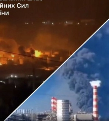 Генштаб: вночі уражено НПЗ у Туапсе, два великих десантних кораблі та склади боєприпасів росіян