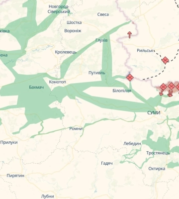 В Группировке объединенных сил опровергли заявления о полуокружении Сум
