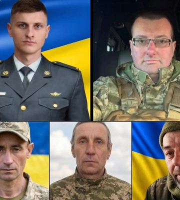 На Рівненщині попрощалися з п’ятьма полеглими захисниками України
