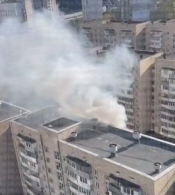 Террорист в Киеве мог взорвать взрывчатку: над Голосеевским районом большой столб дыма (видео)