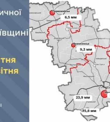 У Миколаєві за два дні випало 121% місячної норми опадів