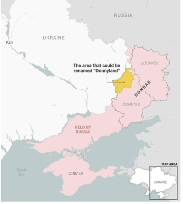 Україна пропонувала США перейменувати частину Донбасу на «Донніленд» — NYT