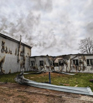 Росіяни вдарили по сільгосппідприємству у Великому Бурлуці на Харківщині