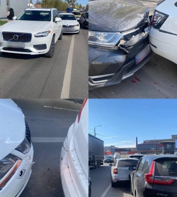У Рівному зіткнулися три автомобілі