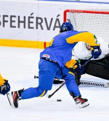 Юнацька збірна України з хокею обіграла Словенію на старті Чемпіонату світу