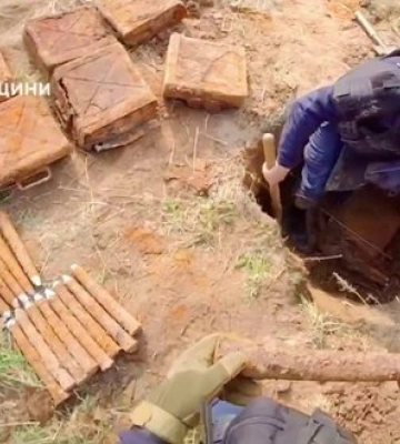 Перебували у бойовому стані: на Рівненщині ліквідували 149 артснарядів часів Другої світової війни, - ДСНС. ВIДЕО