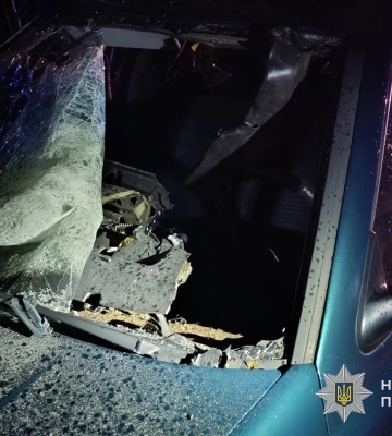 На Житомирщині поліція розбирається з чоловіком, який підірвав гранату в автомобілі