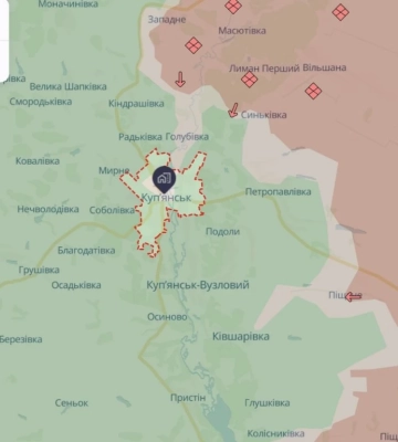 Армія РФ посилила тиск на Куп'янськ і намагається форсувати Оскол