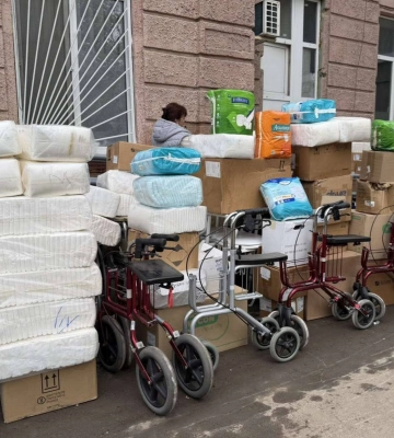 Єврейська лікарня Одеси отримала велику партію реабілітаційного обладнання