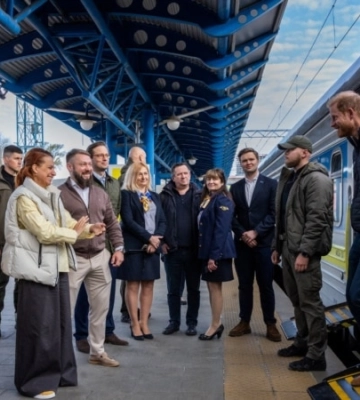 Принц Гаррі у Києві: Україна воює за принципи, на яких базується демократія