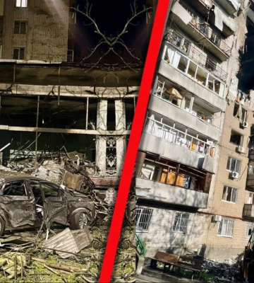 У Дніпрі оголосили день жалоби: нічна ворожа атака забрала життя 3 людей, 13 – поранені, серед них діти  (Відео)