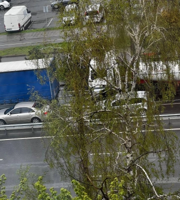 У Черкасах сталася ДТП. На одній з вулиць ускладнений рух