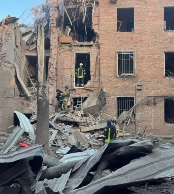 В Харькове дрон попал в жилой дом: пострадали мужчина и ребенок