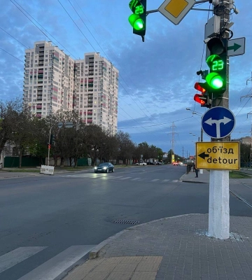 Одеським водіям розповіли, де краще об'їжджати перекриту Люстдорфську дорогу