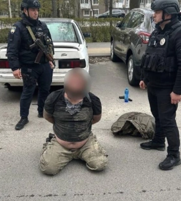 На Київщині правоохоронці затримали чоловіка, причетного до стрілянини