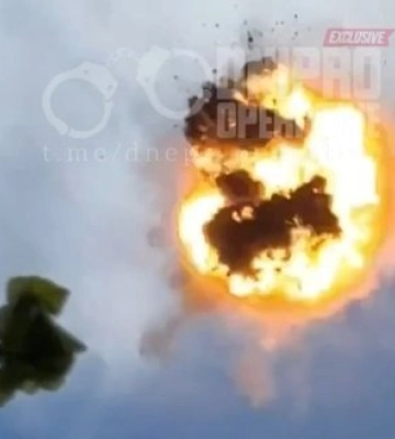 Видовищний момент збиття російського "Шахеда" бійцями Сил оборони. ВIДЕО