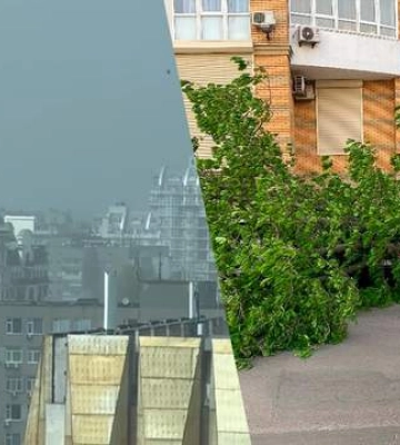 Негода дісталася Півдня: Одещину накрила пилова буря