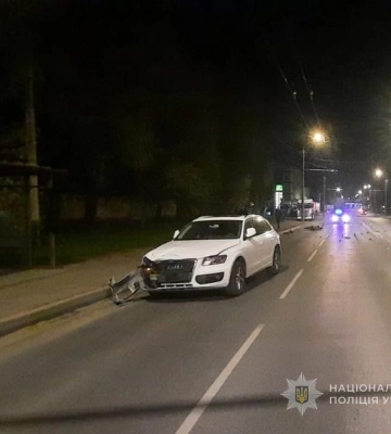 У Луцьку внаслідок ДТП постраждали юний мотоцикліст та його неповнолітній пасажир