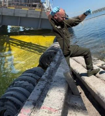 Тысячи тонн масла попали в море после атак России по порту Одесской области, образовалось огромное пятно