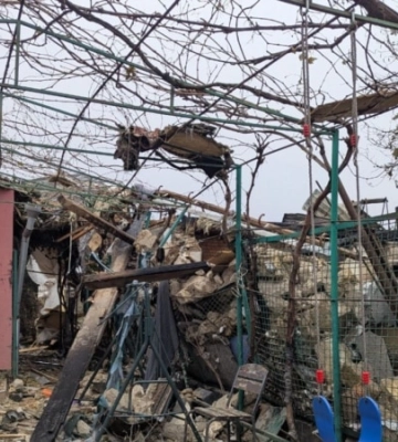 У Миколаєві через атаку дронів частково зникло світло, пошкоджені будинки