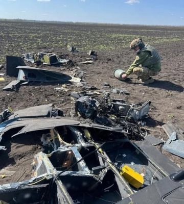 Бойову частину російського дрона знищили на Кіровоградщині 