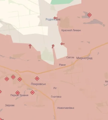Оккупанты захватили почти 3 кв. км в окрестностях Покровска и Мирнограда, но полностью их не контролируют – DeepState