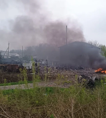 Трое пострадавших в Изюме из-за обстрела из РСЗО – полиция