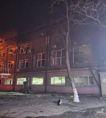 Вночі ворог атакував місто Ізмаїл: пошкоджено будівлю лікарні, домівки та обʼєкти інфраструктури