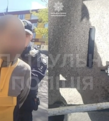 В Хмельницком мужчина открыл стрельбу по авто полиции и гражданскому транспорту