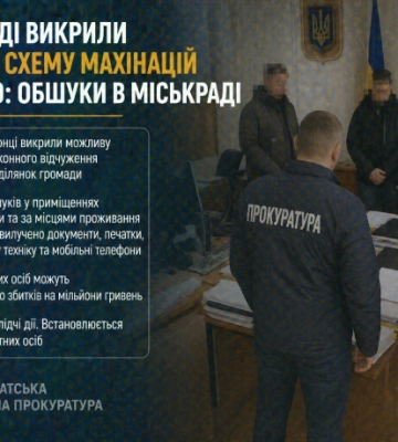 В Ужгороді викрили ймовірну схему махінацій із землею: обшуки в міськраді