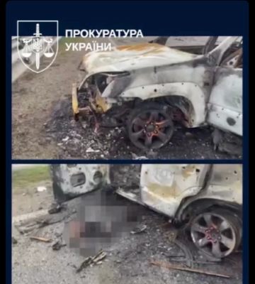 "Мужичок хрипел, я его из автомата влупил, машину поджёг": ОГП обнародовал доказательства военного преступления РФ в Буче