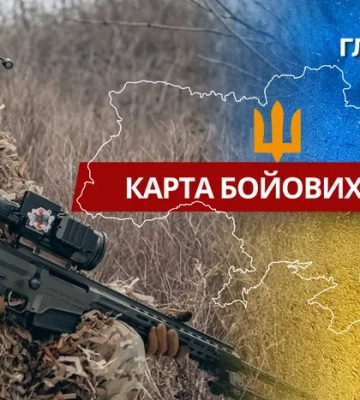 Карта бойових дій в Україні станом на 1 травня 2026 року