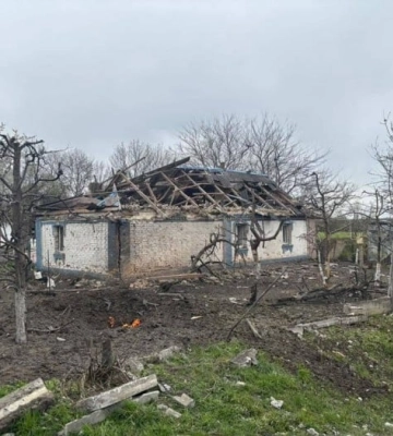 На Вінниччині внаслідок падіння російського БпЛА зруйновано будинок
