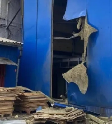 У Богодухові дрони РФ вдарили по підприємству, є постраждалі