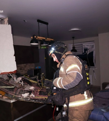 Уламок «шахеда» влетів у квартиру харків’янина 