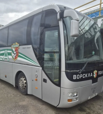 Полтавська Ворскла виставила на продаж клубний автобус за 40 тисяч