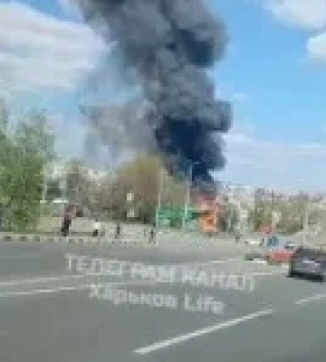 Росіяни атакували три АЗС у Харкові за ранок