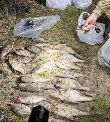 На Черкащині чоловік наловив риби на майже 30 тисяч гривень