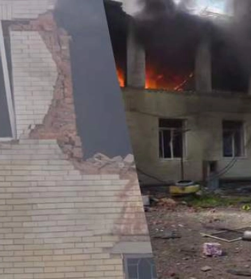 Все в пламени, детский сад почти разрушен: жуткие кадры из центра Сум после атаки