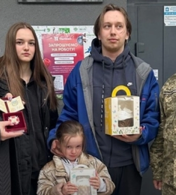 Родині загиблого Героя з Волині вручили орден Богдана Хмельницького
