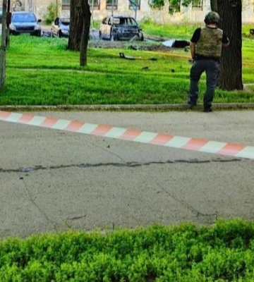 В Днепре взорвался автомобиль: 2 пострадавших