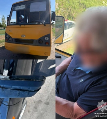 У Рівному патрульні розшукали водія, який скоїв ДТП та залишив місце події