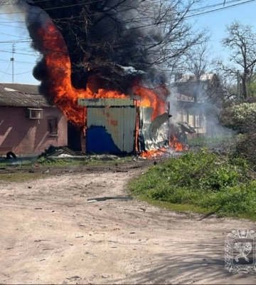Армія рф 7 травня вдарила БпЛА по Новобаварському району Харкова