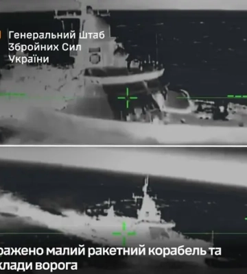 У Дагестані уражено російський корабель, здатний запускати «Калібри»