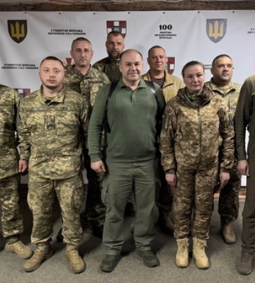Бійців волинської «Сталевої Сотки» відзначили медалями за оборону Торецька 