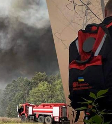 На Київщині сталася масштабна лісова пожежа, вогонь вдалося локалізувати