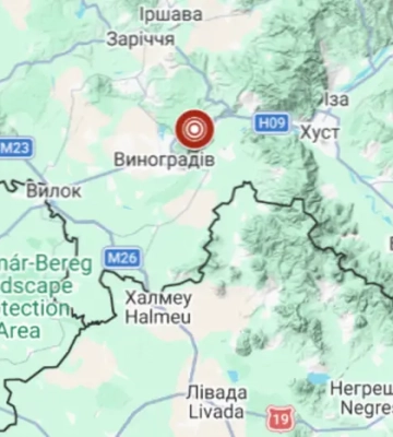 На Закарпатті зафіксували землетрус