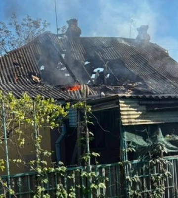 РФ атаковала Днепропетровщину: пожары в Павлограде, ранены три человека. ФОТОрепортаж