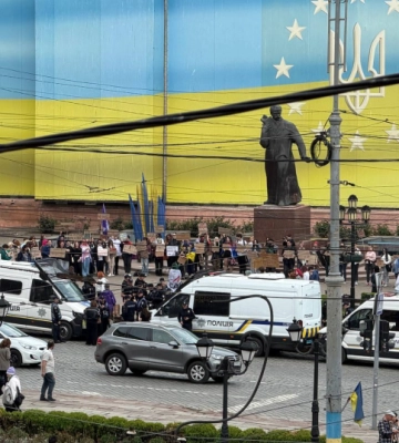 У Чернівцях молодь вийшла на акцію проти проєкту нового Цивільного кодексу